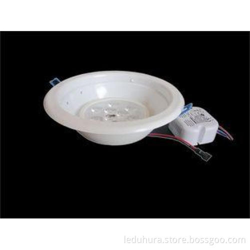 4000k 9 * 1W IP54 AC220V Round Aluminum High Power Warm whi